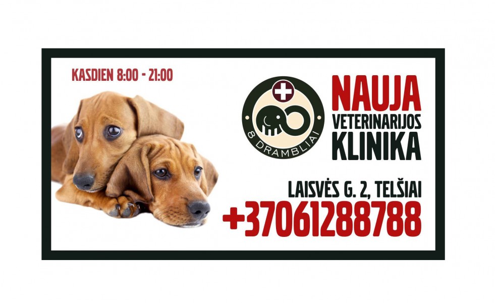 Į Telšius įžengia „8 Drambliai” veterinarijos klinika!!